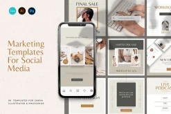 Elegant Social Media Marketing Pack
