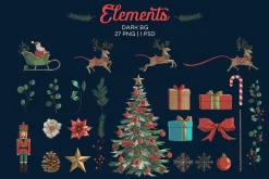 Elegant Christmas Clipart