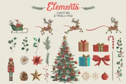 Elegant Christmas Clipart