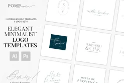 Elegant Logo Templates + Bonus