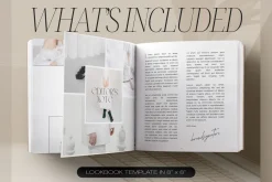Elegant Lookbook Square Magazine