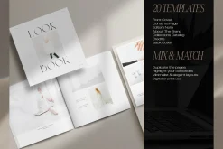Elegant Lookbook Square Magazine