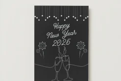 Elegant New Year Card Collection