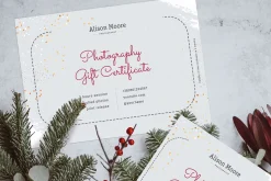 Elegant 8 styles Gift Certificate