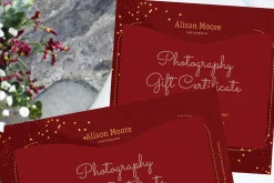 Elegant 8 styles Gift Certificate