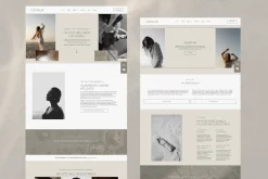 Elementor WordPress Template 'Cahaja