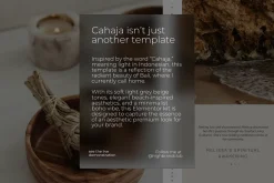 Elementor WordPress Template 'Cahaja