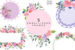 Elouise - Foral Clipart Set