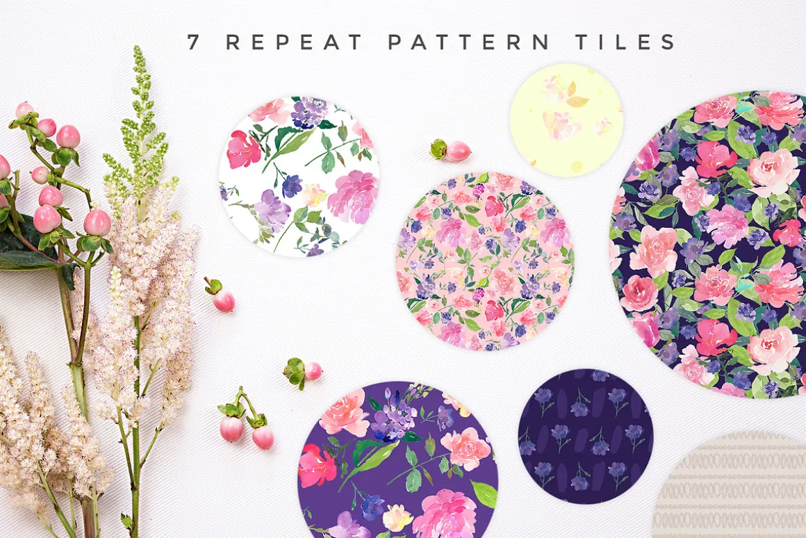 Elouise - Foral Clipart Set