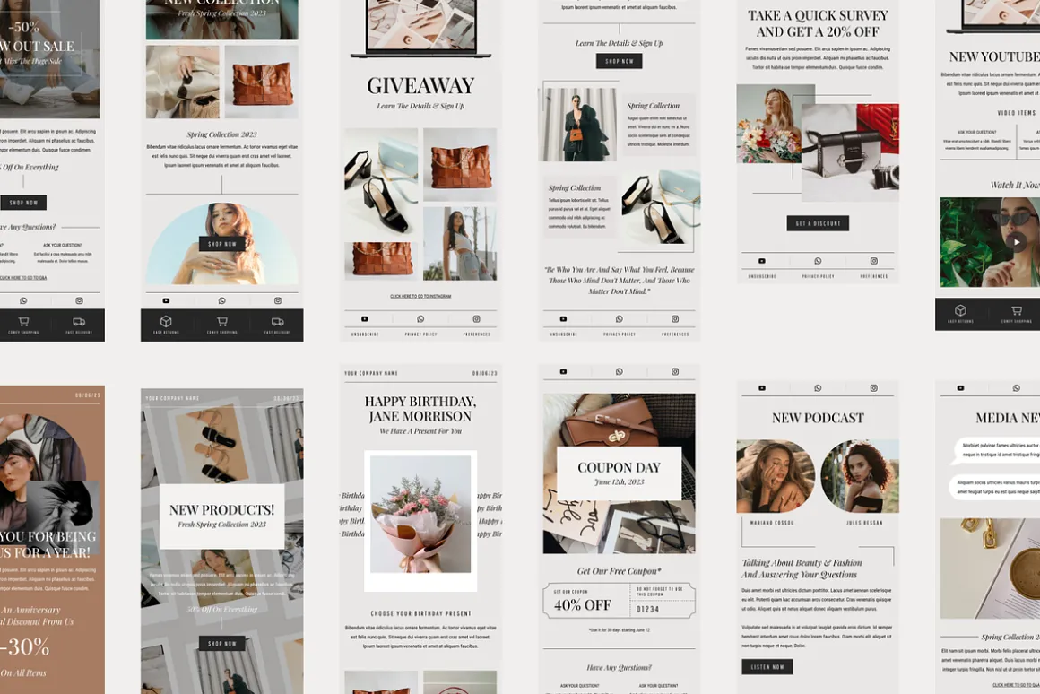 E-Mail Marketing Templates