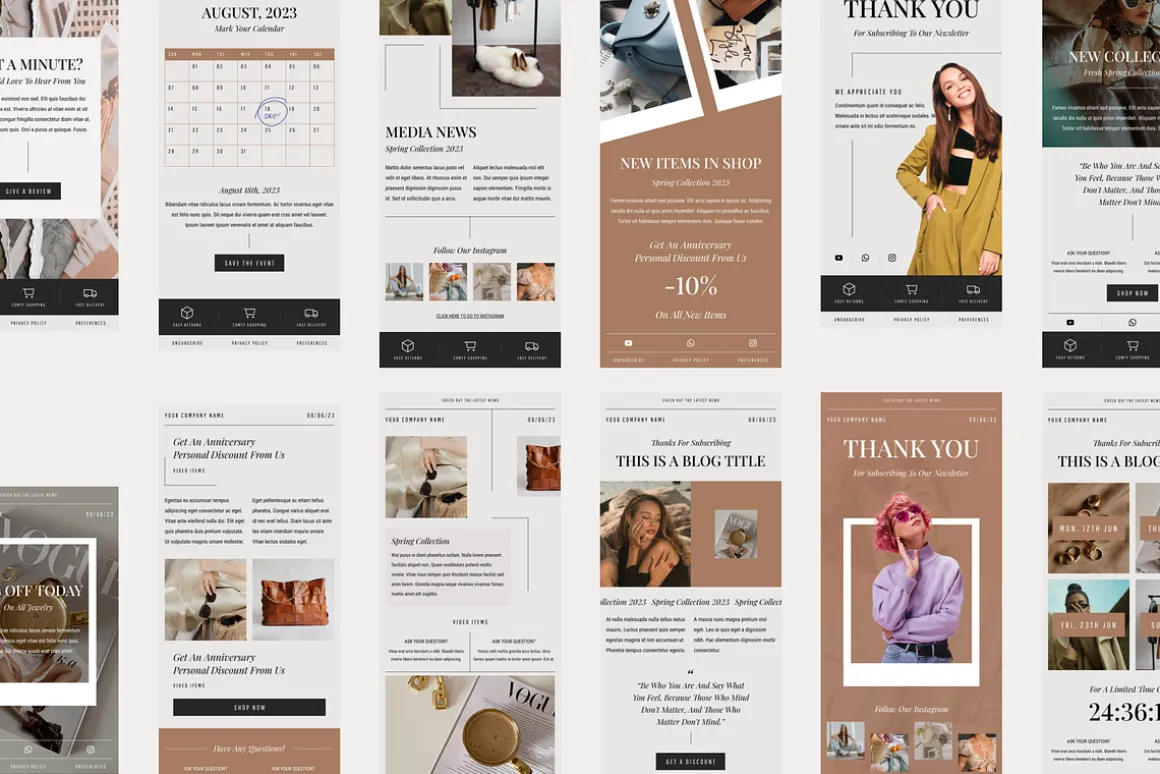 E-Mail Marketing Templates