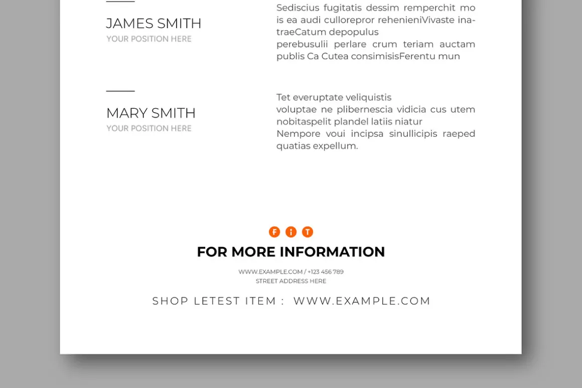 Email Newsletter Template