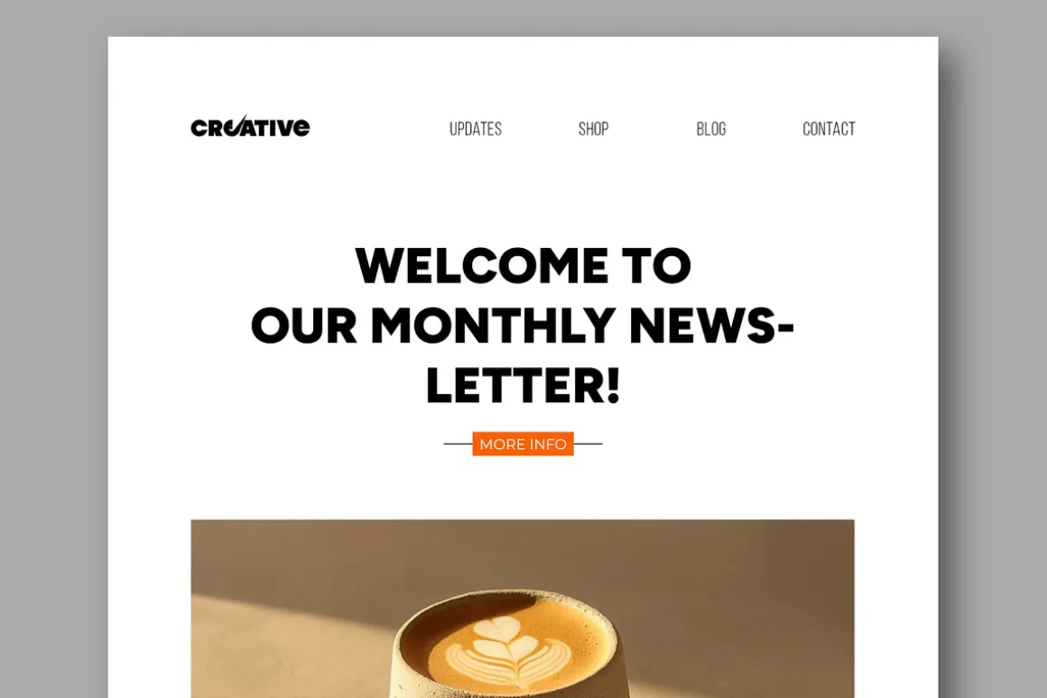 Email Newsletter Template