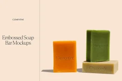 Embossed Soap Bar Mockup