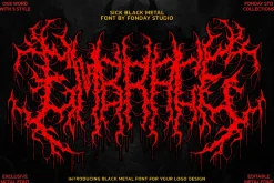 Embrace Death Metal Font