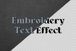 Embroidery Patch Effect