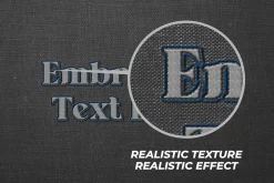 Embroidery Patch Effect