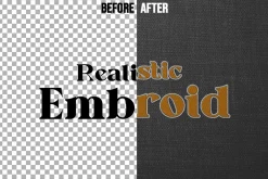 Embroidery Patch Effect