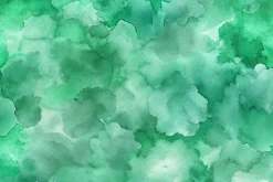 Emerald Green Watercolor Patterns