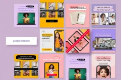 Energetic Instagram Templates CANVA