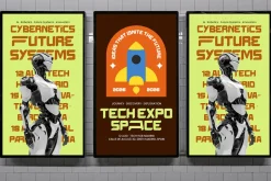 Energy Space Futuristic Display Sans