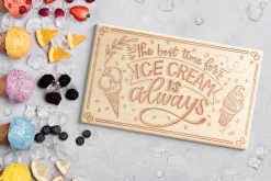 Engraved Wooden Board Mockups