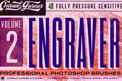 ENGRAVER Brushes - PHOTOSHOP