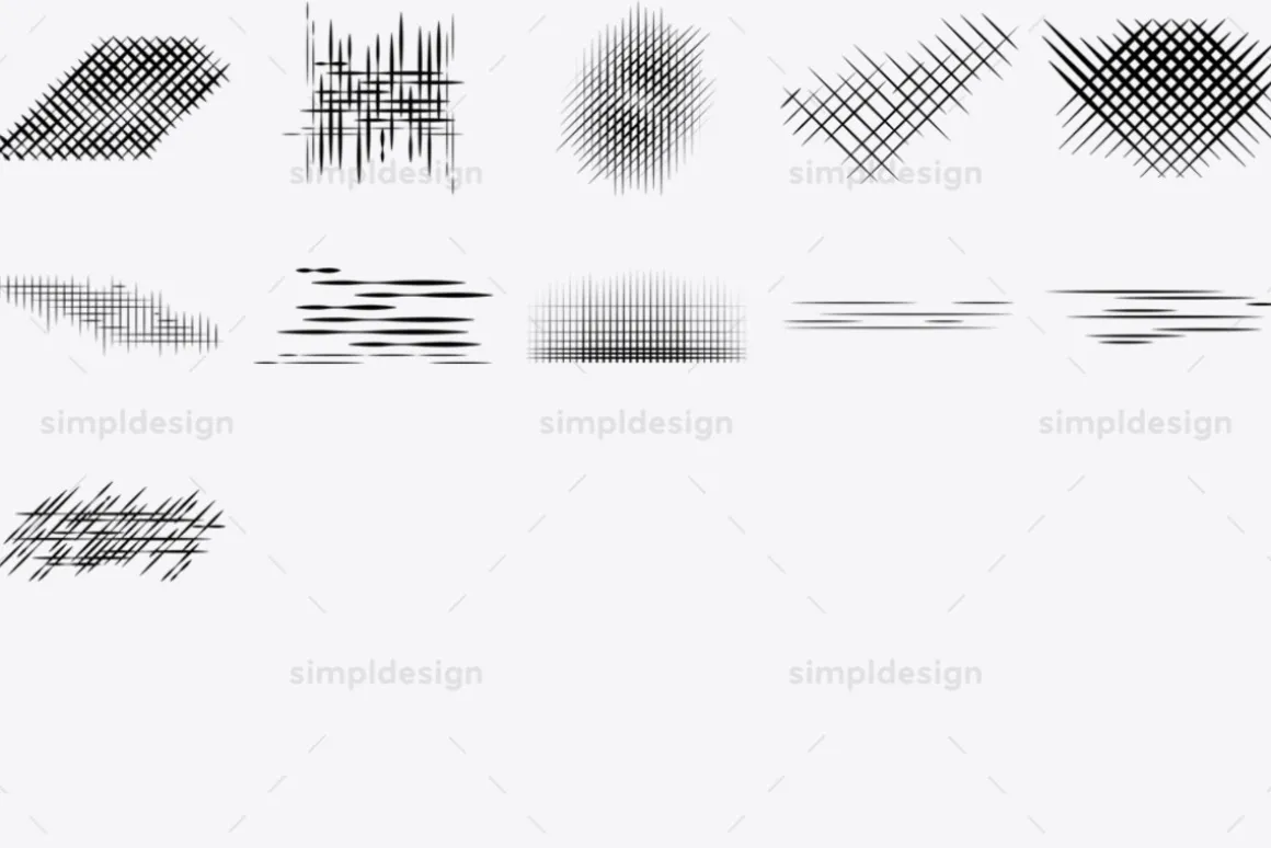Engraving Pencil Photoshop Brushes