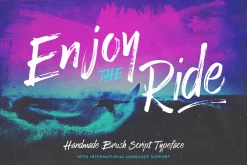 Enjoy the Ride - Typeface