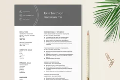 Entry Level Resume Template