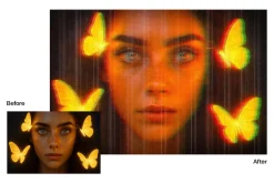 Error Glitch Photo Effect Template