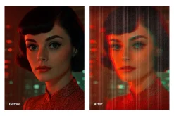 Error Glitch Photo Effect Template