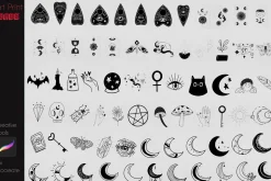 Esoteric Witch Stamp Mystic Dark Art