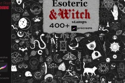 Esoteric Witch Stamp Mystic Dark Art