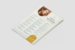 Esthetician Flyer Canva Template