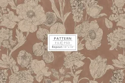 Etched Terracotta Bloom