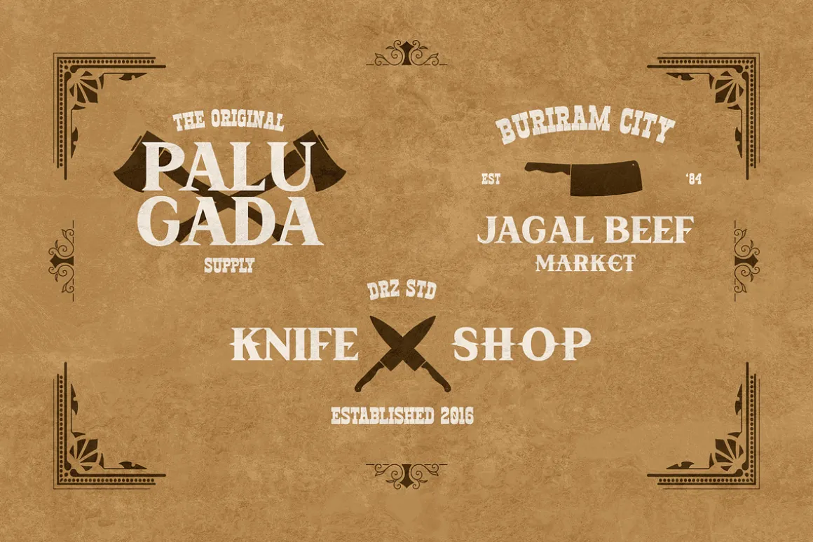 Ethdago - Vintage Classic Font