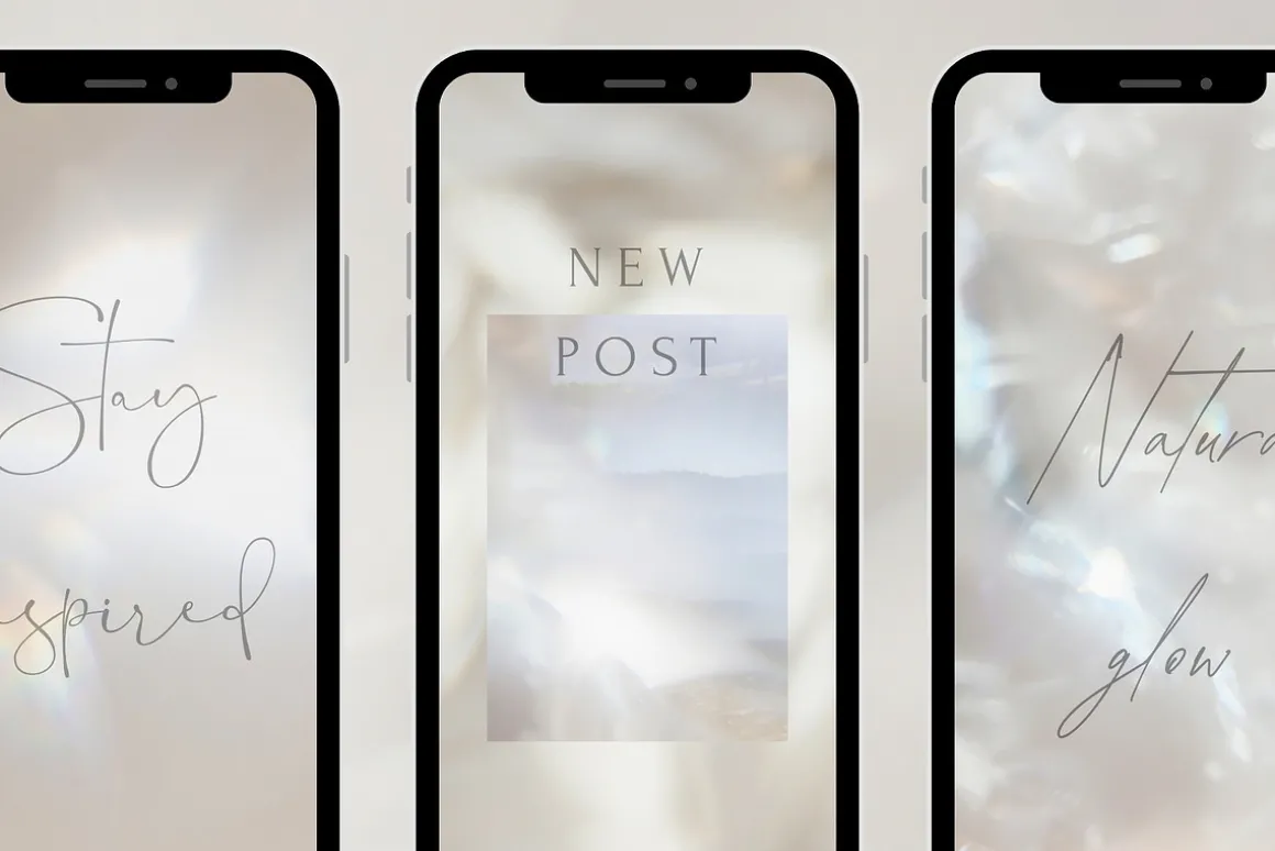 60 Ethereal Light Backgrounds Bundle