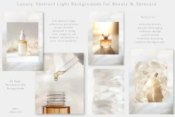 60 Ethereal Light Backgrounds Bundle