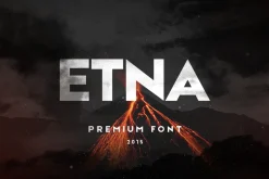 Etna Sans Serif Typeface