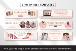 Etsy Shop Bundle Canva Templates