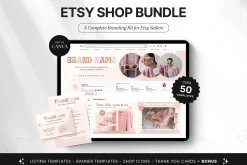 Etsy Shop Bundle Canva Templates