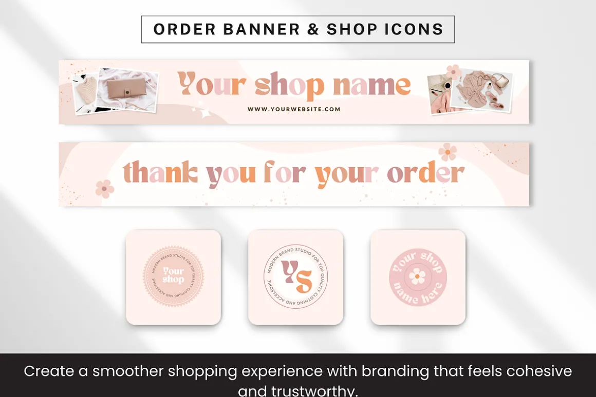Etsy Shop Bundle Canva Templates