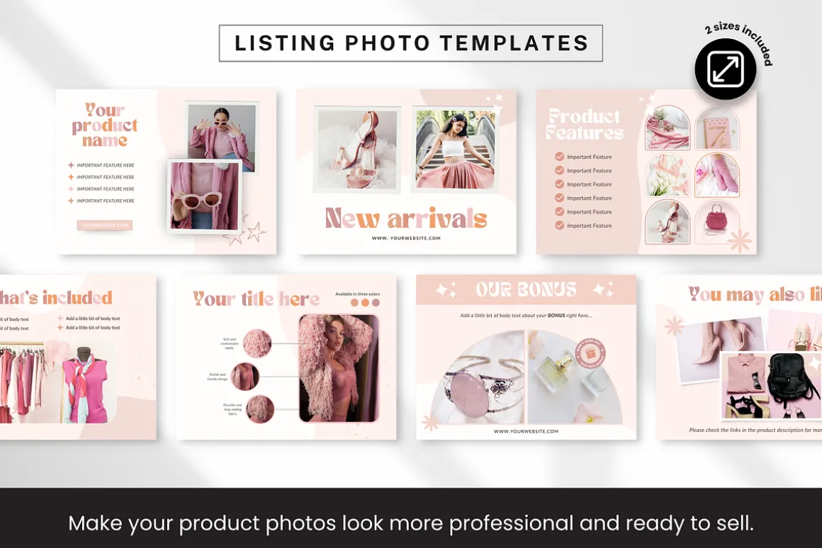 Etsy Shop Bundle Canva Templates