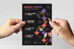 Event Schedule Flyer Template