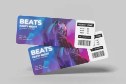 Event Ticket Mockup