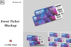 Event Ticket Mockup