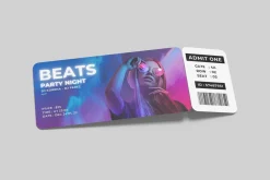 Event Ticket Mockup