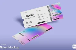 Event Ticket Mockup Set
