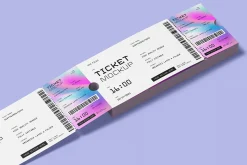 Event Ticket Mockup Set